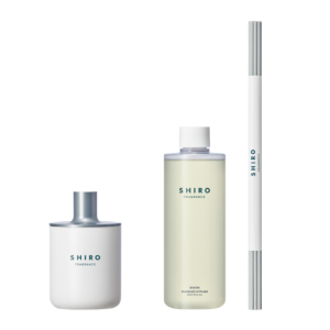 SHIRO Sabon 香薰套裝（3件套裝：容器、替換裝、香棒）300mL，可使用3個月